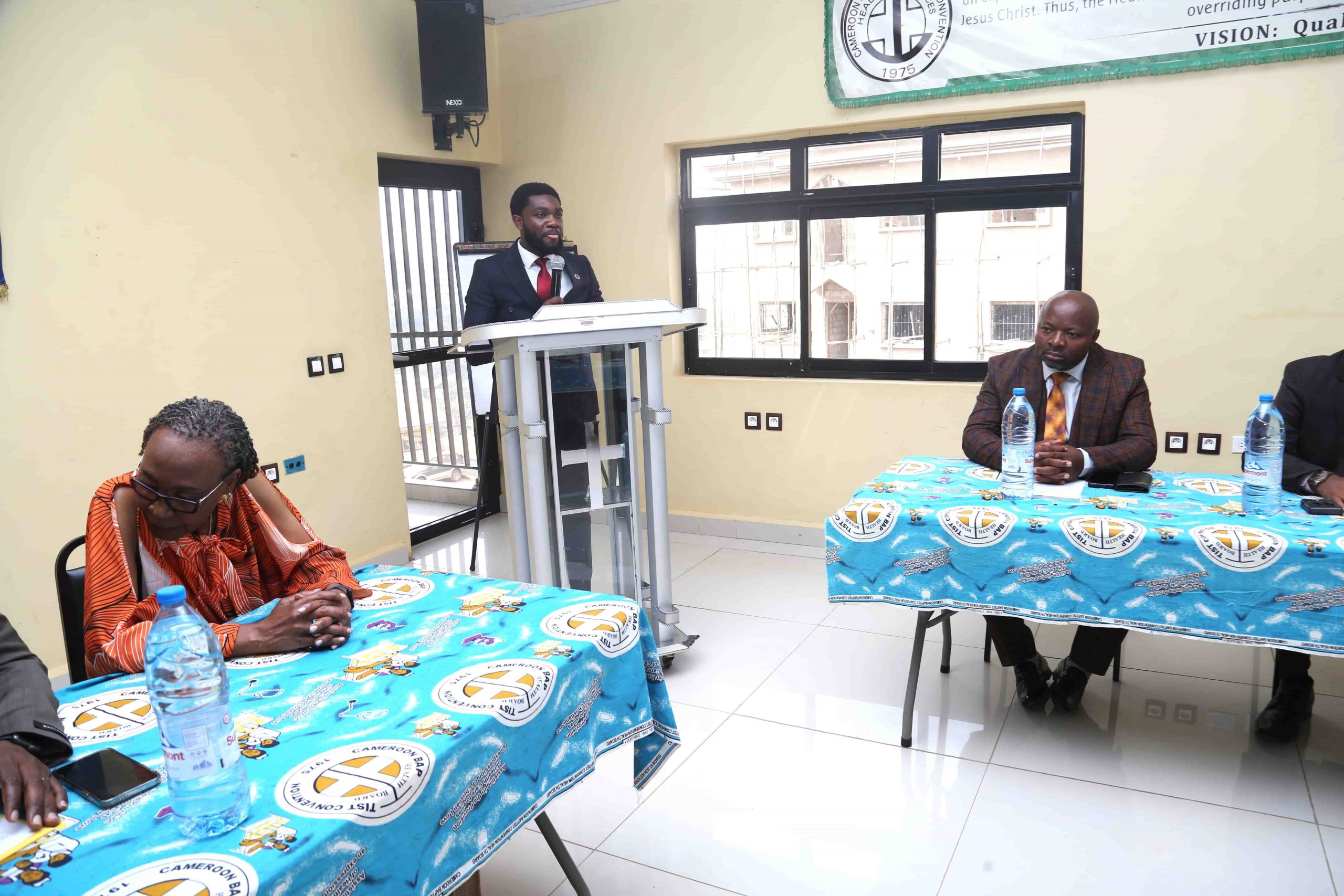 CEO of RADA and Secretary General CNCD Alliance delivering his address